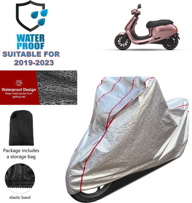 PAGORA Waterproof Two Wheeler Cover for Ola(Silver)