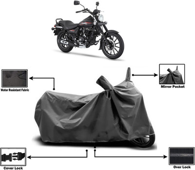 Amexride Two Wheeler Cover for Bajaj(Avenger 220 Street, Grey)
