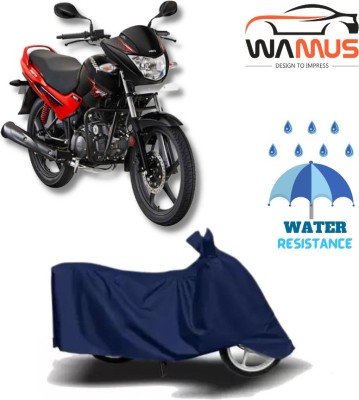 Wamus Auto Two Wheeler Cover for Honda(Glamour Programmed FI BS6, Blue)