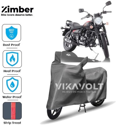 ZIMBER Two Wheeler Cover for Bajaj(Avenger 220 Street, Grey)