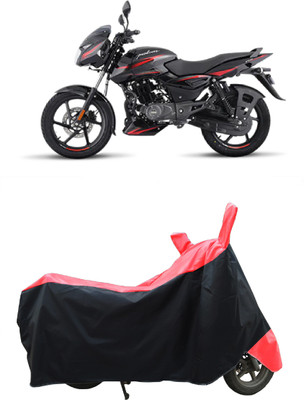 Coxtor Two Wheeler Cover for Bajaj(Pulsar, Red)