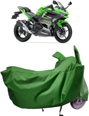 Amexride Two Wheeler Cover for Kawasaki(Ninja 250, Maroon)