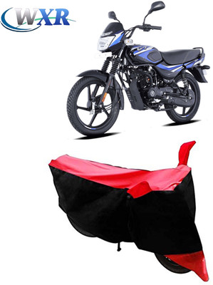 WXR Waterproof Two Wheeler Cover for Bajaj(CT110, Black, Red)
