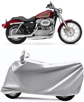 XOCAVO Two Wheeler Cover for Harley Davidson(XL 883, Silver)