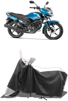 SUGASHRI Waterproof Two Wheeler Cover for Yamaha(Saluto, White, Black)