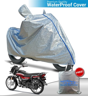 TEASN Waterproof Two Wheeler Cover for Honda(CD, Silver)