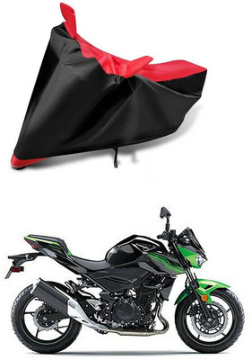 DeepShakshi AUTOMOTIVE Waterproof Two Wheeler Cover for Kawasaki(Z650, Red, Black)