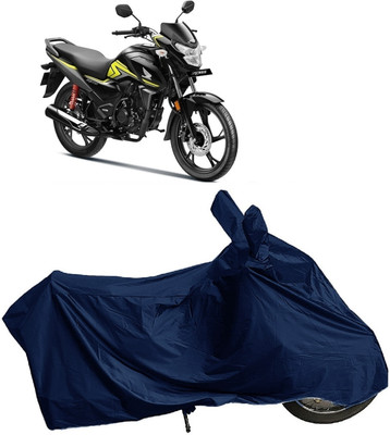 DeepShakshi AUTOMOTIVE Waterproof Two Wheeler Cover for Honda(CB Shine SP, Blue)