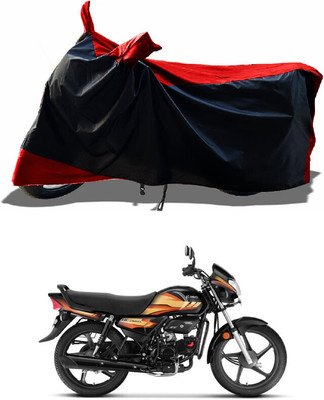 DeepShakshi AUTOMOTIVE Two Wheeler Cover for Hero(HF Deluxe BS6, Red)