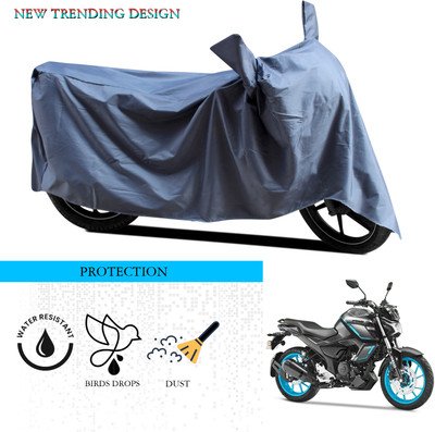 ANTHUB Waterproof Two Wheeler Cover for Yamaha(FZ-FI, Grey)