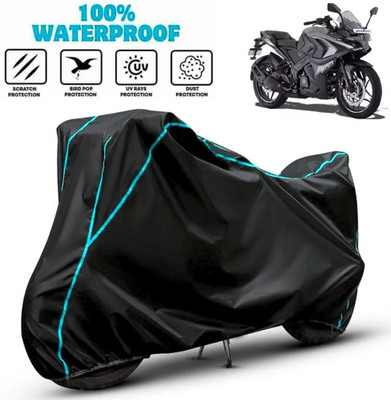 AutoGalaxy Waterproof Two Wheeler Cover for Bajaj(V15, Blue)