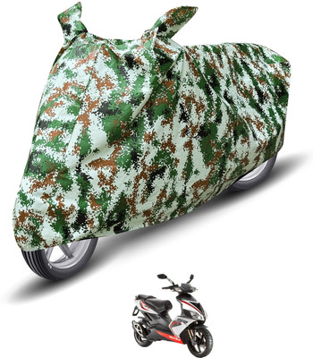 Auto Hub Waterproof Two Wheeler Cover for Aprilia(SR 150, Green)