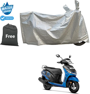 CODOKI Waterproof Two Wheeler Cover for Yamaha(Alpha, Silver)