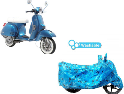 DeepShakshi AUTOMOTIVE Waterproof Two Wheeler Cover for LML(Star Euro, Blue)