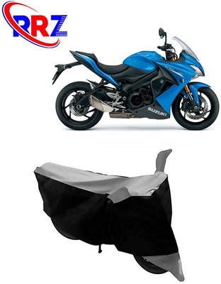 RRZ Waterproof Two Wheeler Cover for Suzuki(GSX S1000, Black, Grey)