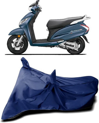 AASHTIK MART Two Wheeler Cover for Honda(Activa 125, Blue)