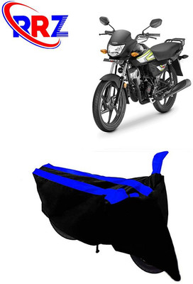 RRZ Waterproof Two Wheeler Cover for Honda(CD deluxe, Black, Blue)