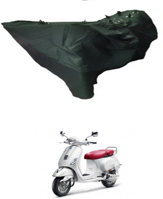 ZEDTEEK Waterproof Two Wheeler Cover for Piaggio(Black)