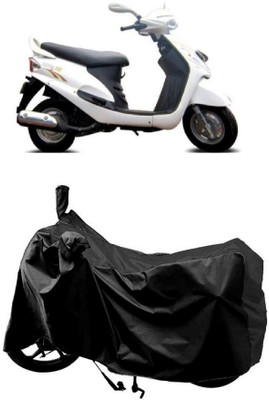 AutoKick Two Wheeler Cover for Mahindra(Rodeo UZO, Black)