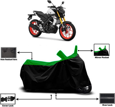 Amexride Two Wheeler Cover for Yamaha(MT 15 New BS6, Green)