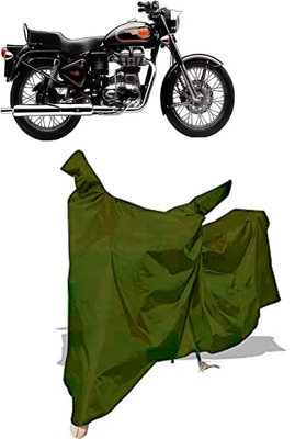 Amexride Two Wheeler Cover for Royal Enfield(Bullet 350 Twinspark, Maroon)