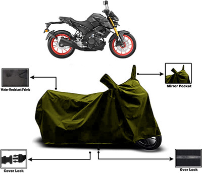 Amexride Two Wheeler Cover for Yamaha(MT 15, Green)