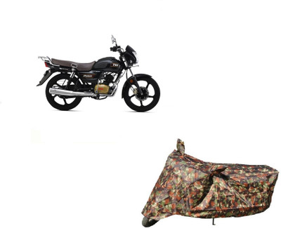 Anlopeproducts Waterproof Two Wheeler Cover for TVS(Radeon, Red)