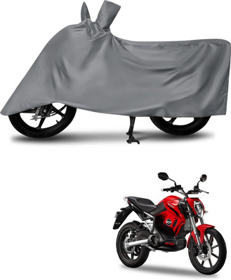 LICATOR Two Wheeler Cover for Revolt(RV 400, Grey)