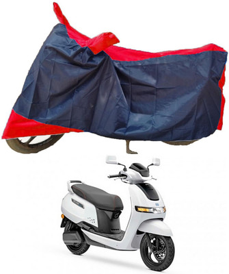 Mdstar Waterproof Two Wheeler Cover for TVS(iQube, Red, Blue)