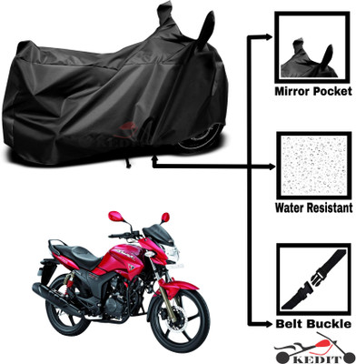 AASHTIK MART Two Wheeler Cover for Universal For Bike(Hunk, Black)
