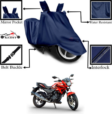 KEDIT Two Wheeler Cover for Hero(Xtreme 200R, Blue)
