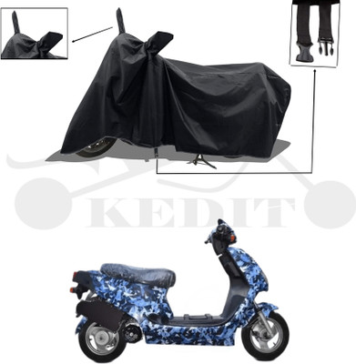KEDIT Two Wheeler Cover for Hero(Electric AXLHE-20, Black)