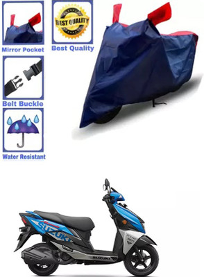 RONISH Waterproof Two Wheeler Cover for Suzuki(Avenis 125, Blue, Red)