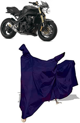 Amexride Two Wheeler Cover for Triumph(Speed Triple ABS, Blue)