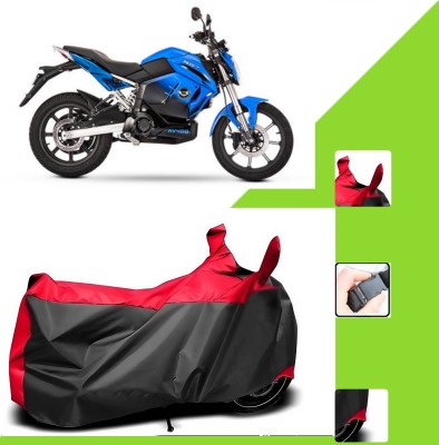 WMIZEXA Two Wheeler Cover for Universal For Bike(RV 300, Black, Red)