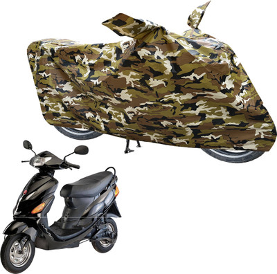 RiderShine Waterproof Two Wheeler Cover for Hero(Electric Wave Dx, Multicolor)