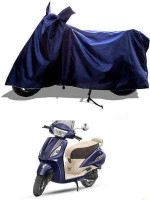 KEDIT Two Wheeler Cover for TVS(Jupiter classic, Blue)