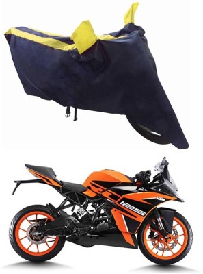 Ascension Two Wheeler Cover for KTM(RC 125, Black, Yellow)