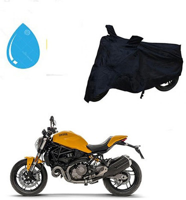 DeepShakshi AUTOMOTIVE Waterproof Two Wheeler Cover for Ducati(Monster 821, Black)