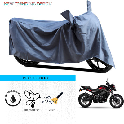 ANTHUB Waterproof Two Wheeler Cover for Bajaj(Pulsar NS 160, Grey)