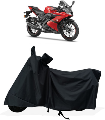 Tricway Two Wheeler Cover for Yamaha(YZF-R15 V3 New BS6, Black)