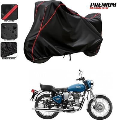 SThanaveX Waterproof Two Wheeler Cover for Royal Enfield(Electra, Black)