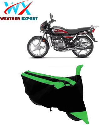 WEATHER EXPERT Waterproof Two Wheeler Cover for Hero(Splendor Plus, Green)