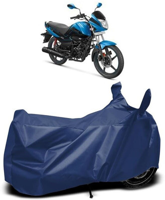 KEDIT Two Wheeler Cover for Hero(Splendor iSmart 110, Blue)