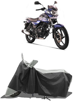 GROFATIK Two Wheeler Cover for Bajaj(Discover 135, Grey)