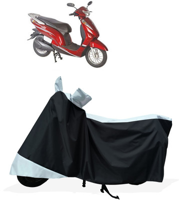 Tricway Two Wheeler Cover for Avon(E Scoot, White)