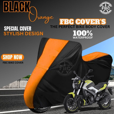OliverX Waterproof Two Wheeler Cover for Bajaj(Dominar 400, Black)