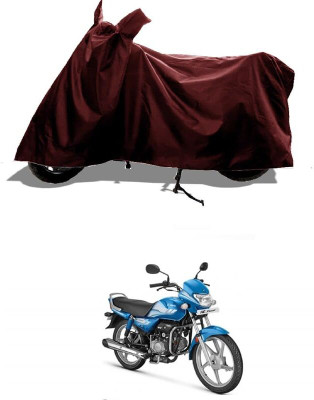 AASHTIK MART Two Wheeler Cover for Hero(HF Deluxe, Maroon)