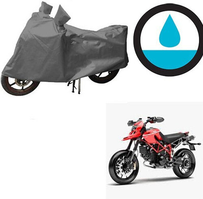 MMSSTAR Waterproof Two Wheeler Cover for Ducati(Hypermotard, Grey)