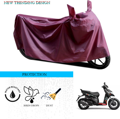 ANTHUB Waterproof Two Wheeler Cover for Aprilia(SR 150, Maroon)